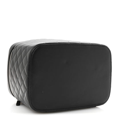 Chanel Lambskin Quilted Large Vanity Pouch Black 7 of 14