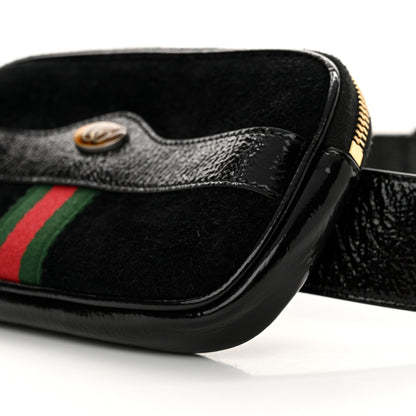 Gucci Suede Patent Ophidia Belted iPhone Case 85 34 Black 10 of 13