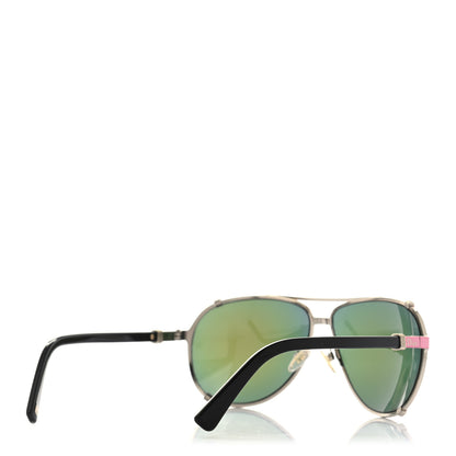 Christian Dior Metal Chicago 2 Aviator Sunglasses Purple 4 of 8