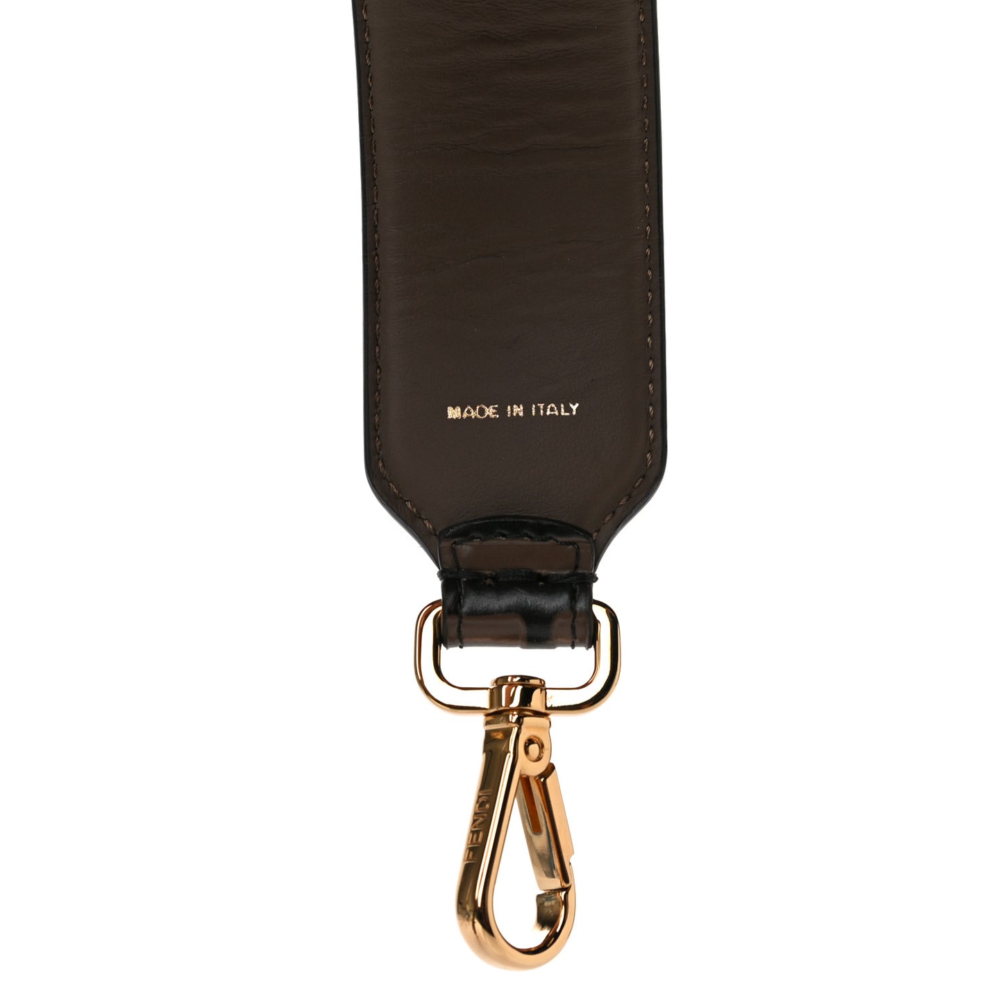 Vitello Century Bi-Color FF 1974 Embossed Strap You Maya Black
