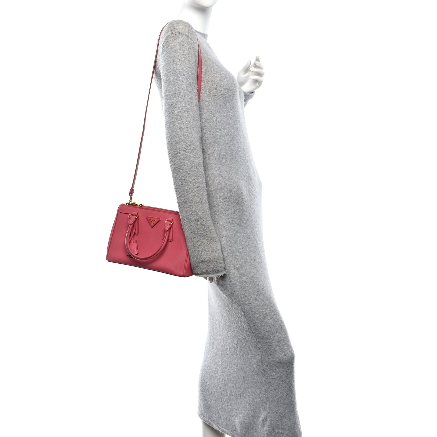 Saffiano Mini Galleria Double Zip Tote Tamaris