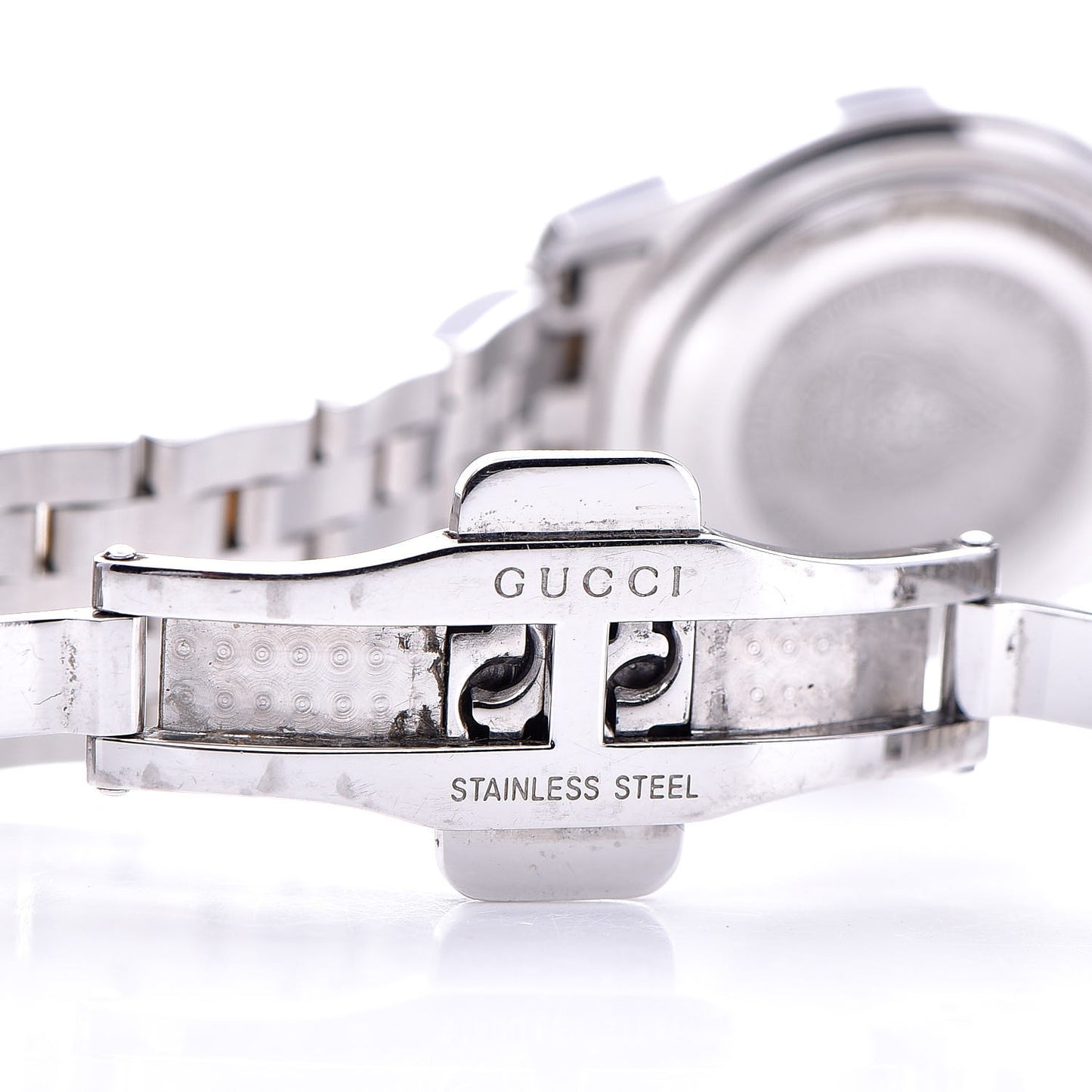 Stainless Steel Diamond Mother of Pearl 27mm G-Timeless Two Tone Quartz Watch