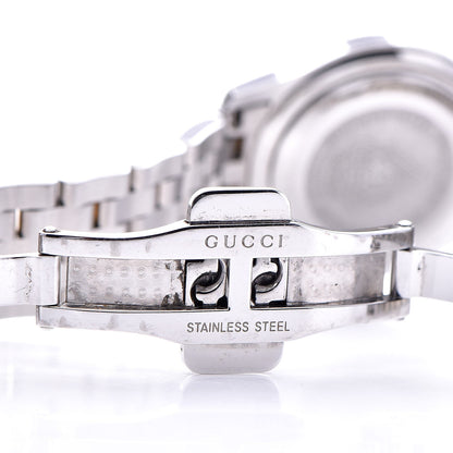Gucci Stainless Steel Diamond Mother of Pearl 27mm G-Timeless Two Tone Quartz Watch 5 of 7