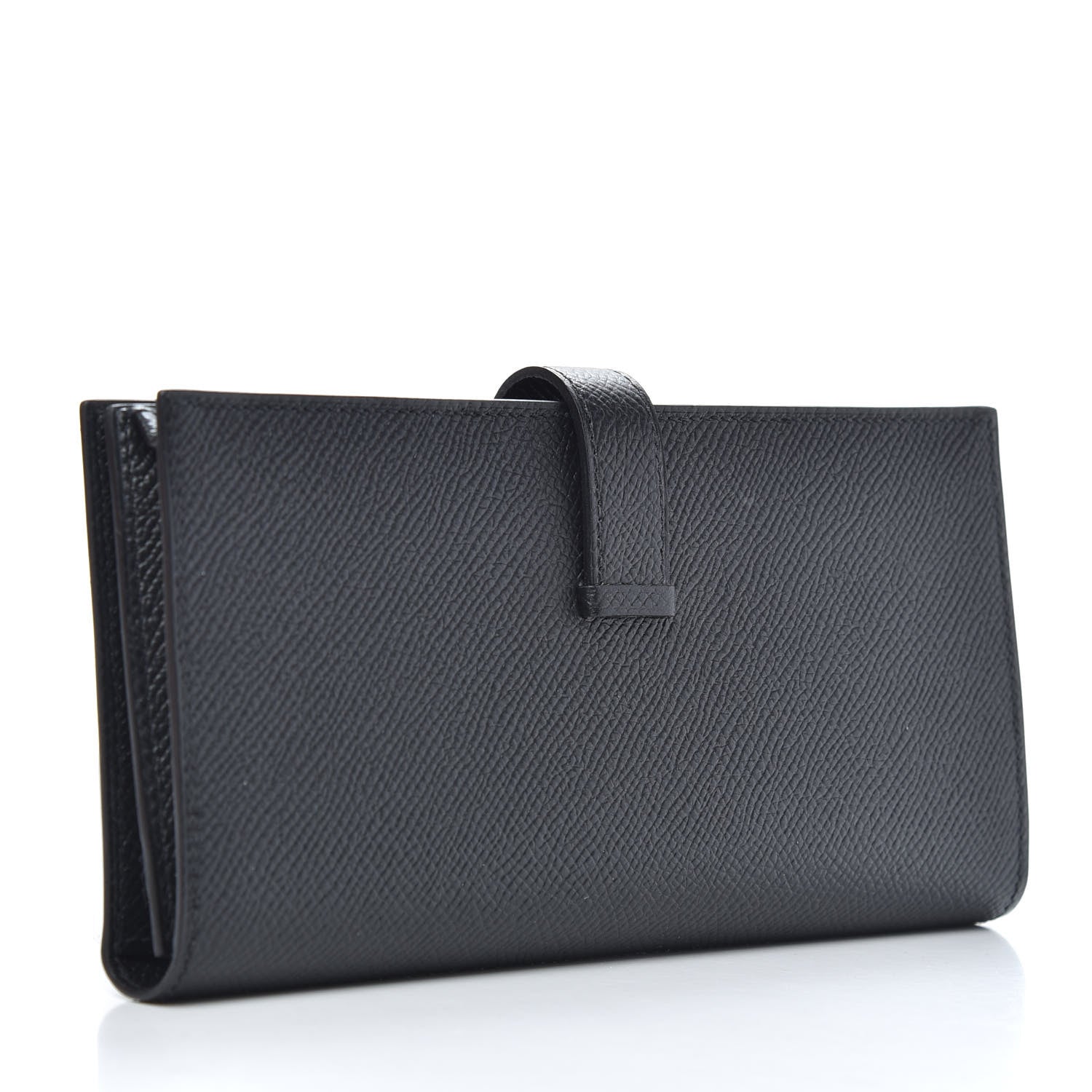 Hermes Epsom Bearn Gusset Wallet Black 3 of 9
