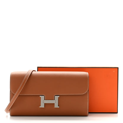 Hermes Evercolor Constance Wallet To Go Gold 13 of 13