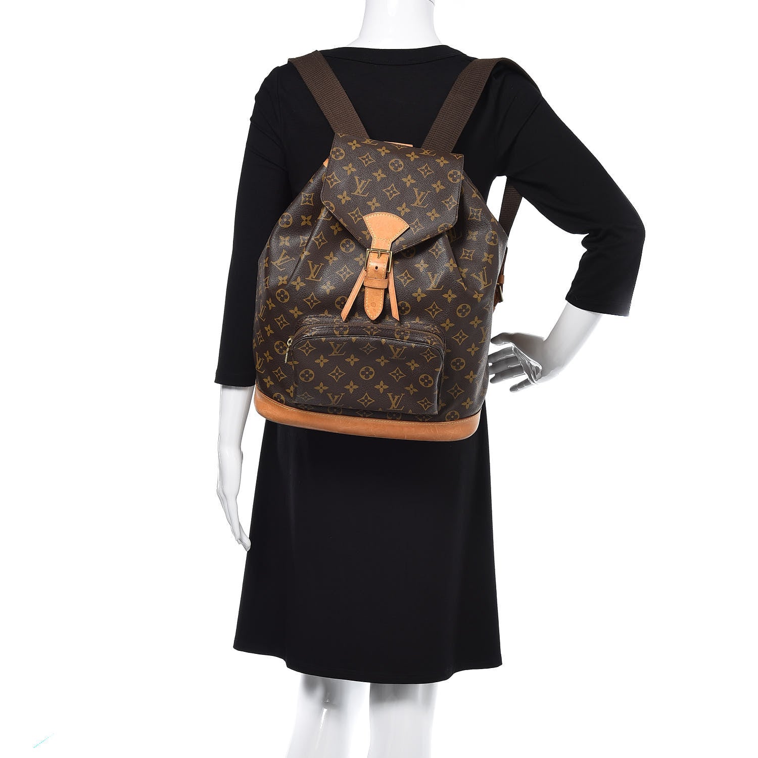 Louis Vuitton Monogram Montsouris GM Backpack 2 of 14