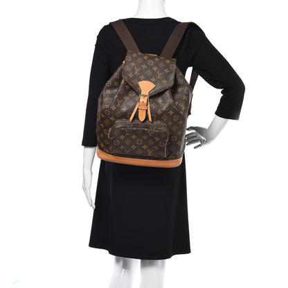 Louis Vuitton Monogram Montsouris GM Backpack 2 of 14
