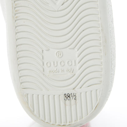Gucci Calfskin Sequins Web Cat Womens Ace Sneakers 38.5 White 6 of 13
