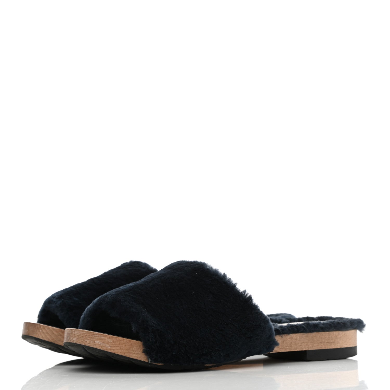 Chanel Orylag Lambskin Mules 39 Blue 3 of 9