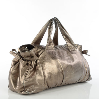 Gucci Metallic Calfskin Medium Hysteria Top Handle Bag Gold 3 of 7