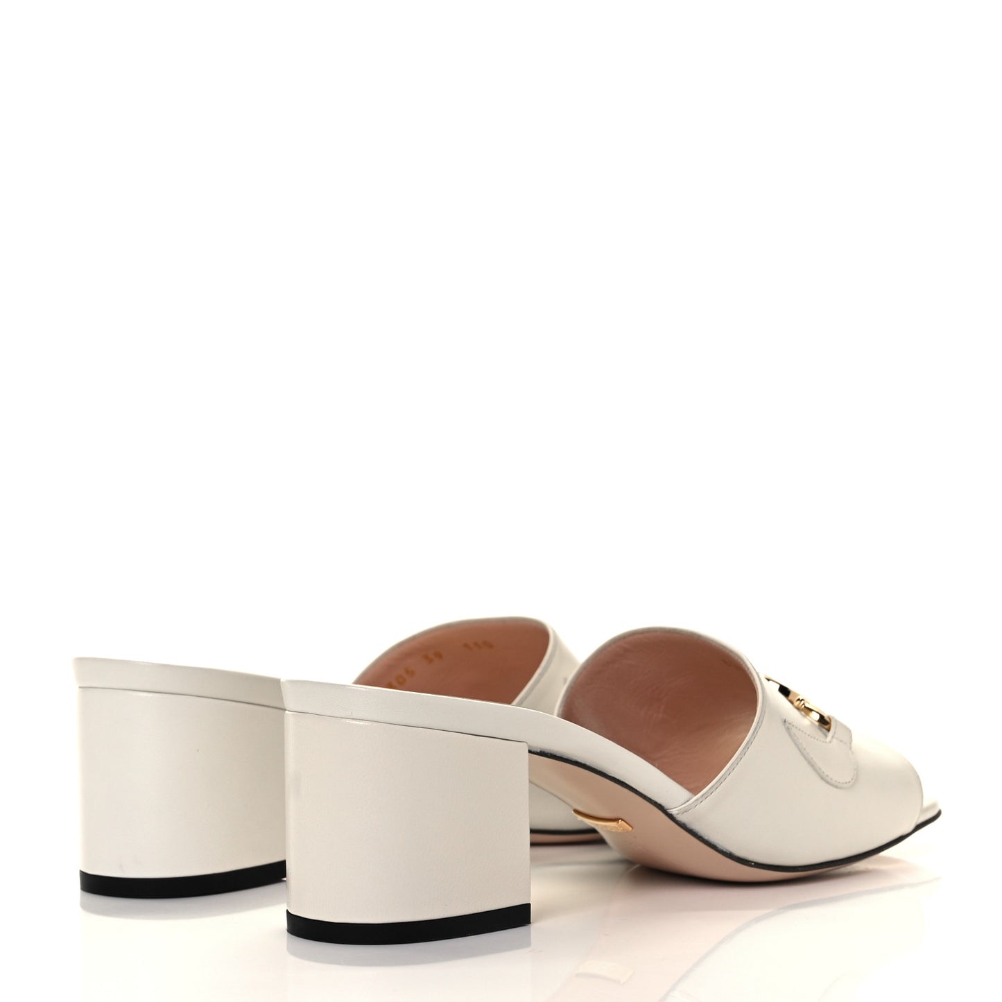 Malaga Kid Zumi Mid Heel Slide Sandals 39 Dusty White