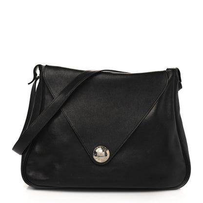 Hermes Lambskin Christine Black 1 of 7