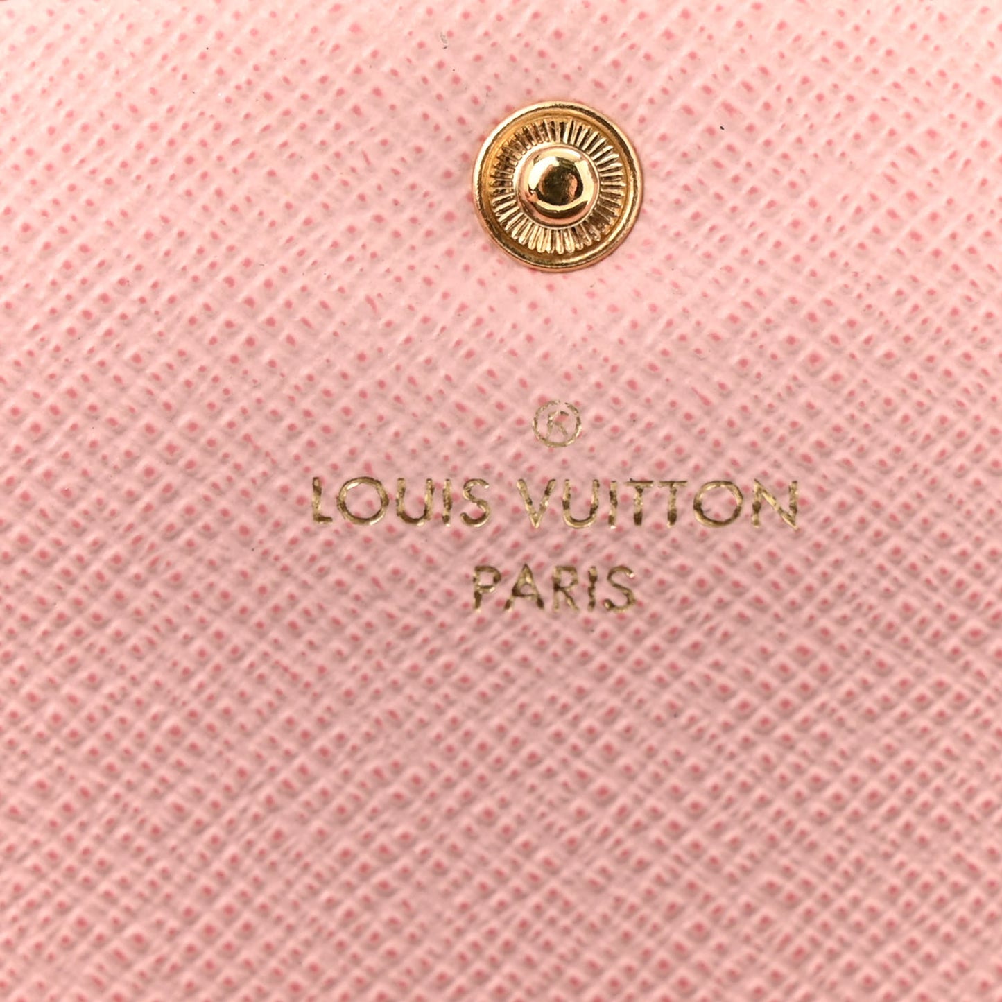 Monogram Emilie Wallet Rose Ballerine