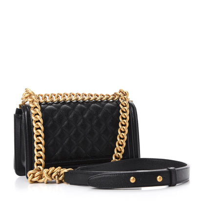 Chanel Caviar Quilted Small Boy Flap Black 3 of 11