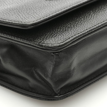 Chanel Caviar Timeless CC Wallet on Chain WOC Grey 9 of 11