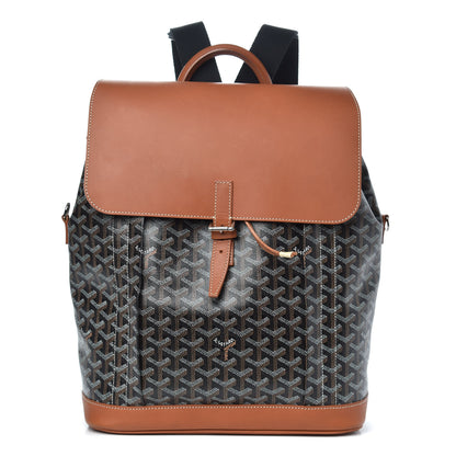 Goyard Goyardine Calfskin Alpin MM Backpack Gold Black 1 of 11