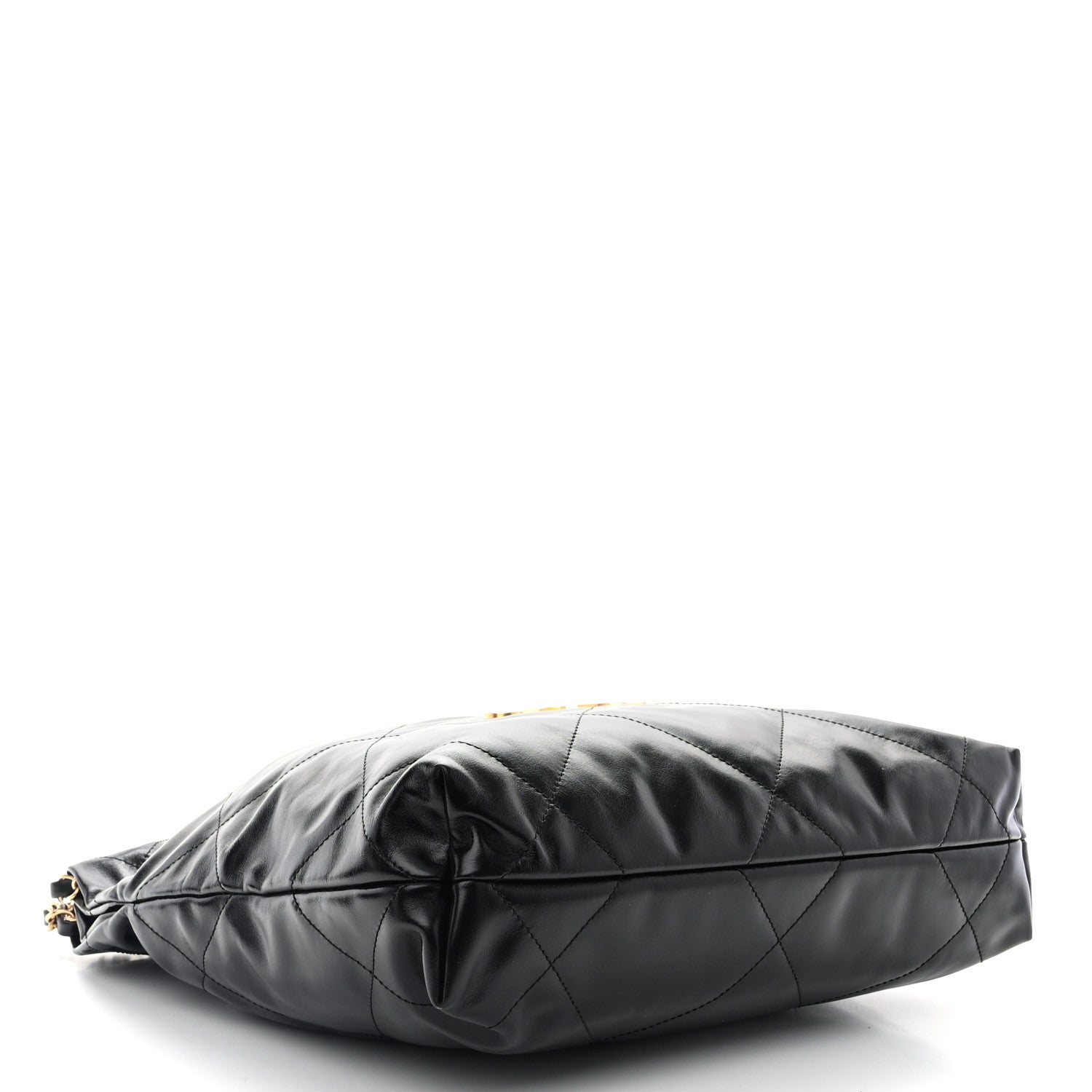 Chanel Shiny Calfskin Quilted Small Chanel 22 Black 5 of 12