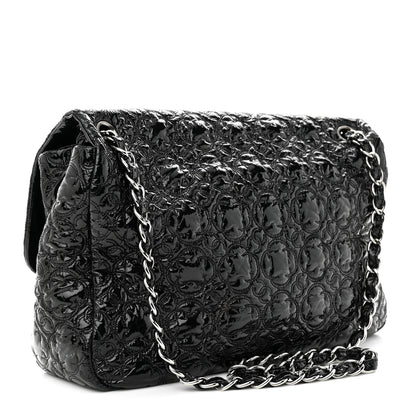 Chanel Vinyl Rock In Moscow Single Flap Black 3 of 10