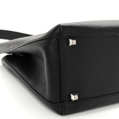 MCM Grained Calfskin Visetos Medium Sarah Hobo Black 8 of 10