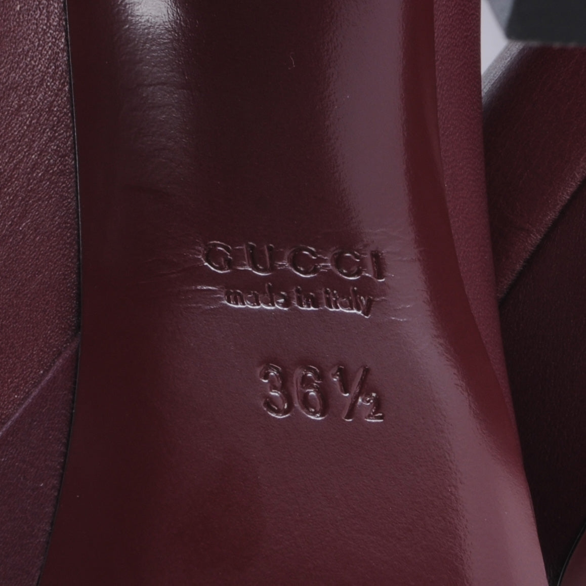 Leather Knit Platform Boots Heels 36.5