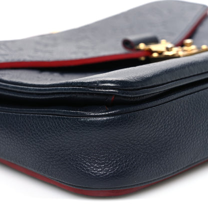 Louis Vuitton Empreinte Pochette Metis Marine Rouge 9 of 12
