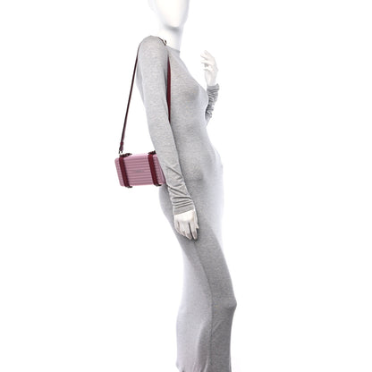 Christian Dior X RIMOWA Aluminum Personal Clutch On Strap Rose 3 of 11