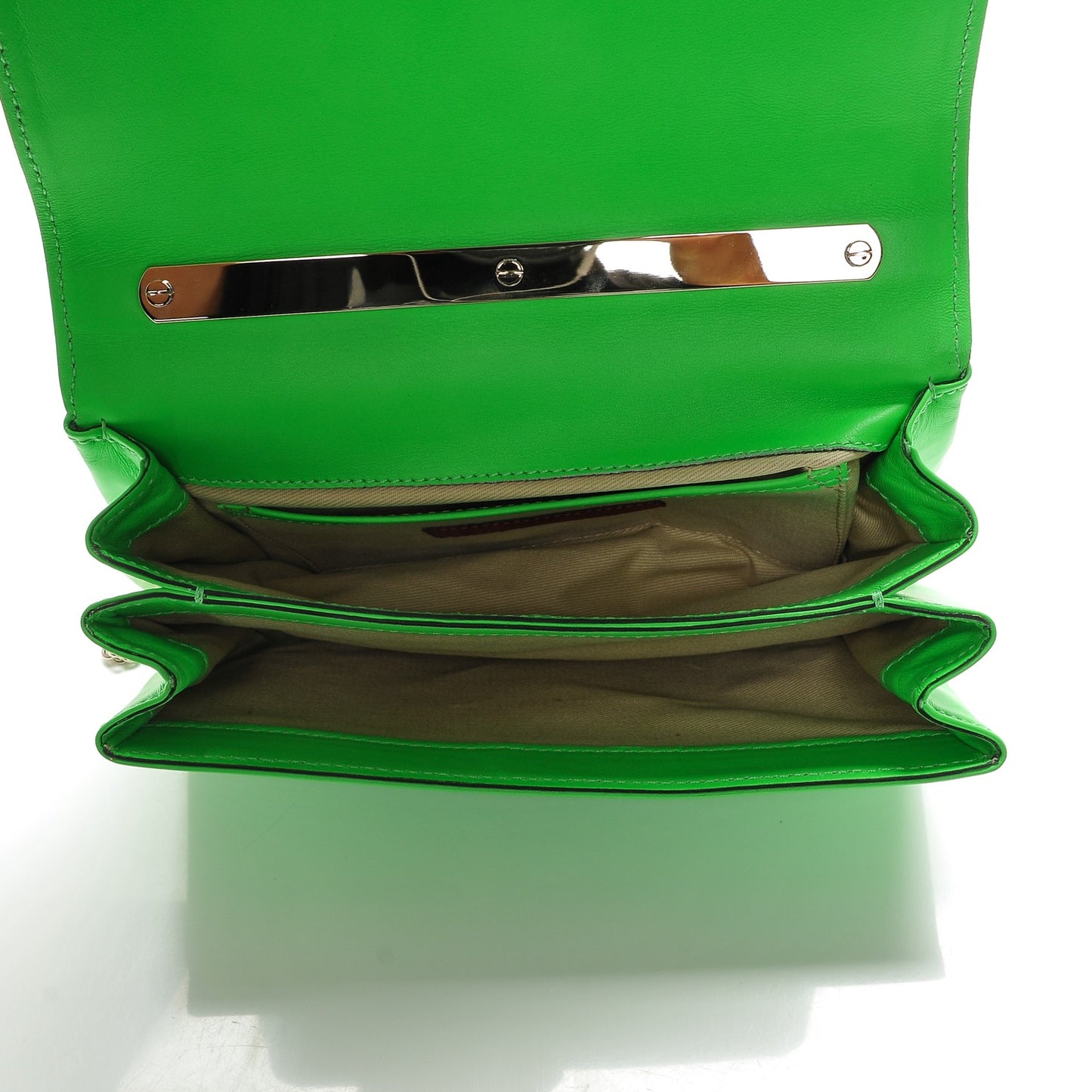 Nappa Va Va Voom Shoulder Bag Green Fluo