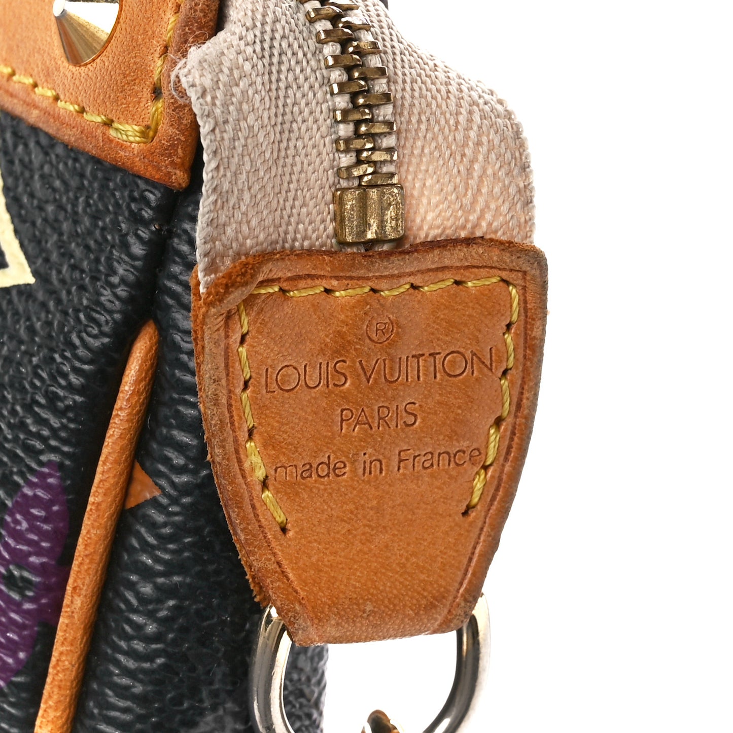 Monogram Multicolor Pochette Accessories Black