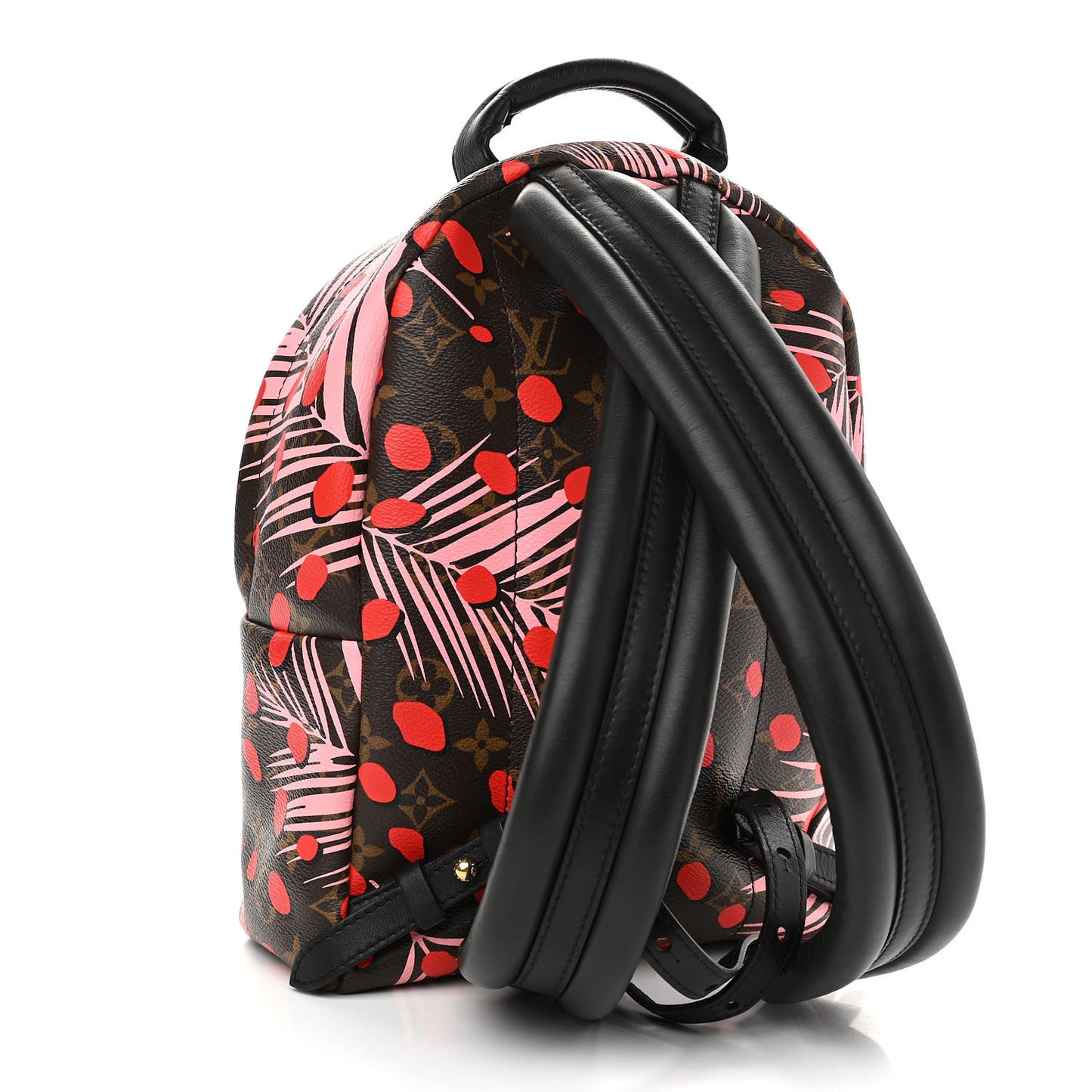 Monogram Jungle Dots Palm Springs Backpack PM Sugar Pink Poppy