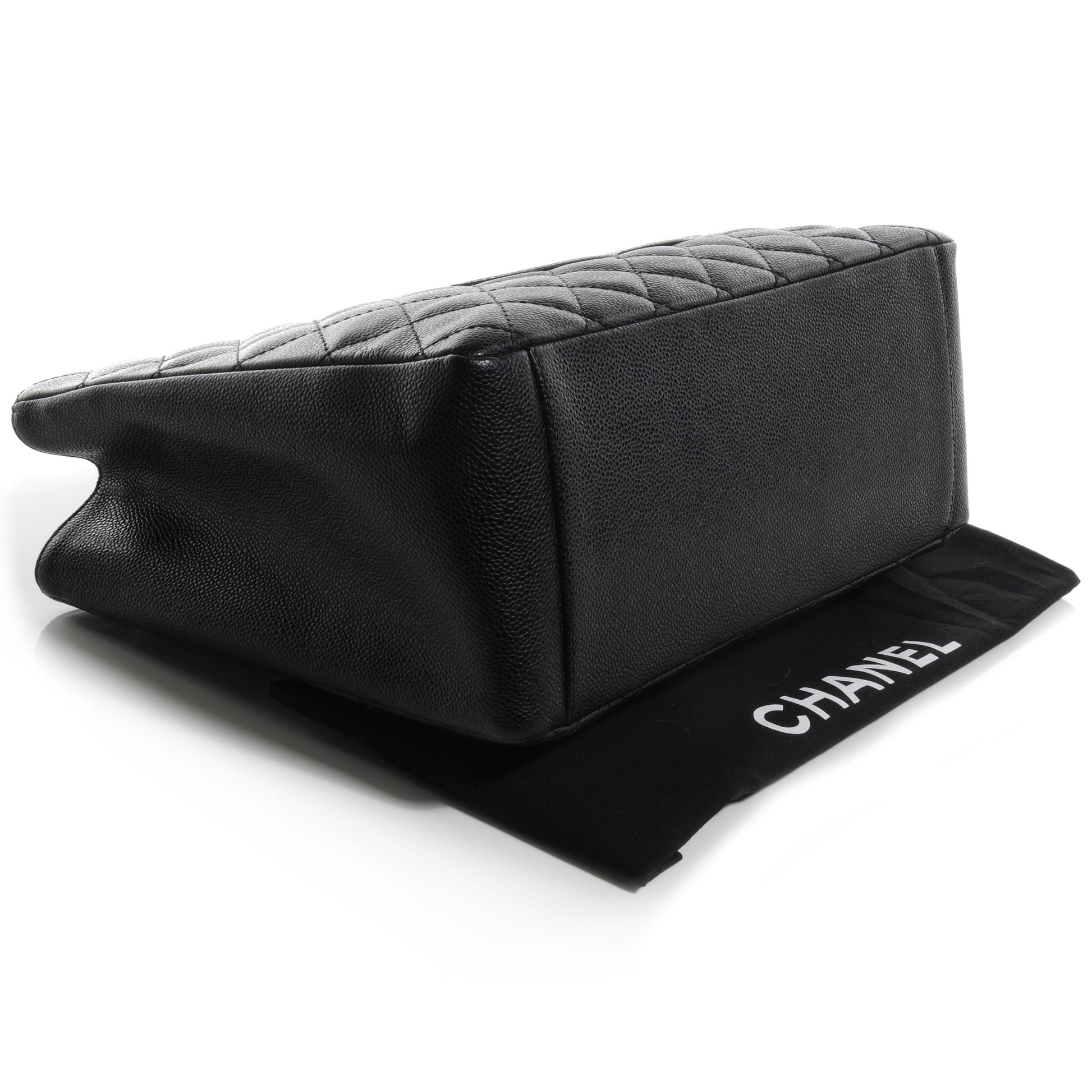 Chanel Caviar Grand Shopping Tote GST Black 4 of 7
