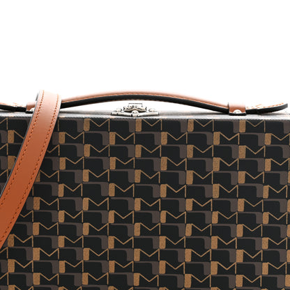 Moynat Toile 1920 Oh! Little Suitcase Carbon Bronze Cognac 8 of 11