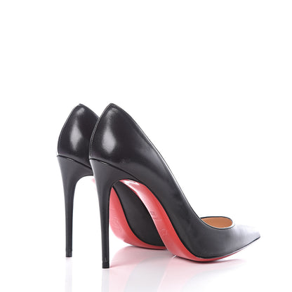 Christian Louboutin Shiny Nappa Pigalle Follies 100 Pumps 36.5 Black 4 of 9