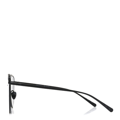 Chanel Metal Crystal Polarized Sunglasses 4258-B Black 3 of 7