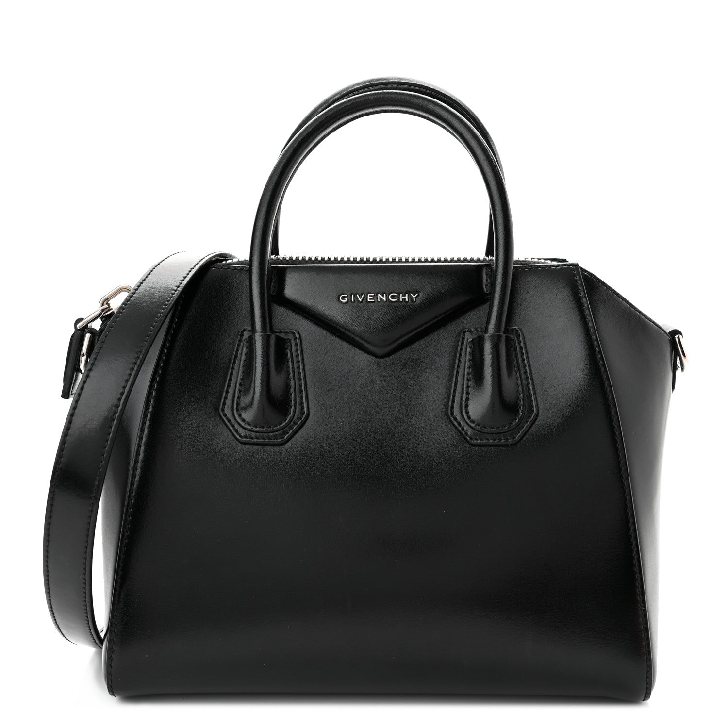 Givenchy Shiny Lord Calfskin Small Antigona Black 1 of 12