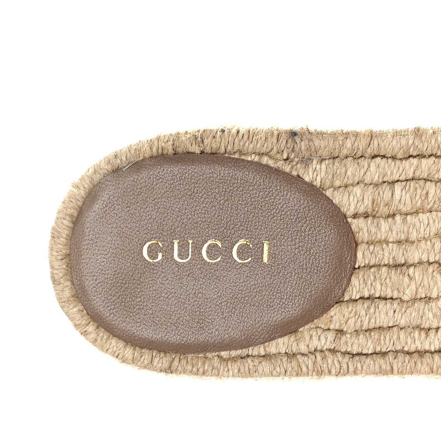 Nappa Matelasse GG Marmont Espadrille Slide Sandals 37.5 Porcelain Rose