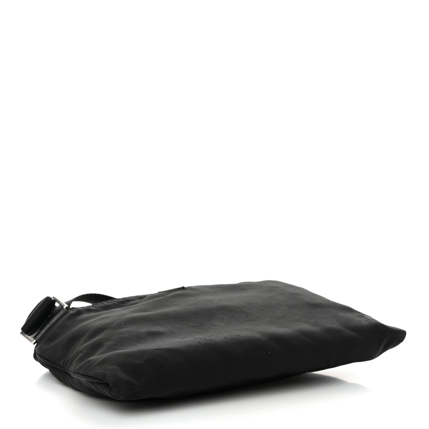 Prada Tessuto Nylon Flat Messenger Bag Black 4 of 16
