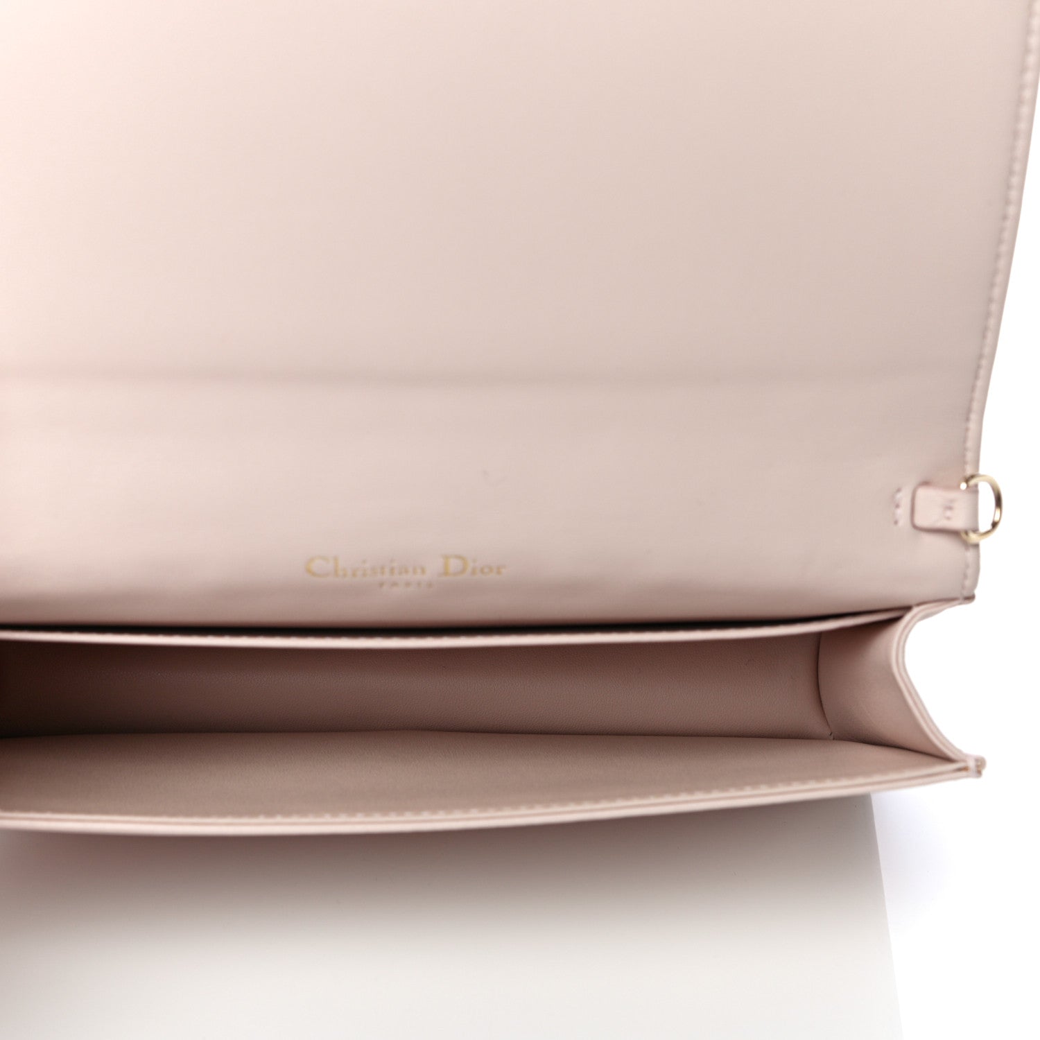 Christian Dior Lambskin Cannage Lady Dior Chain Wallet Beige 5 of 16
