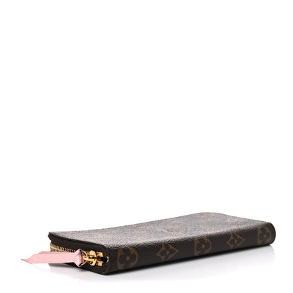 Louis Vuitton Monogram Clemence Wallet Rose Ballerine 4 of 7