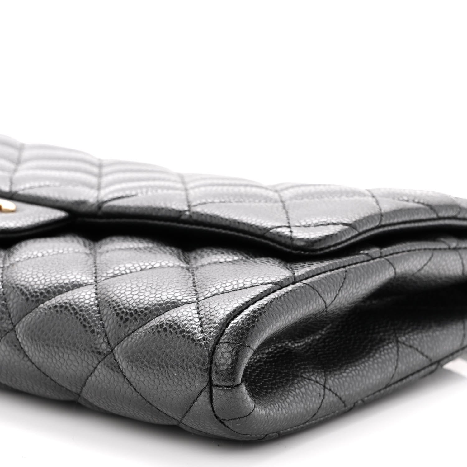 Chanel Caviar Quilted Clutch With Chain Flap Black 10 of 10