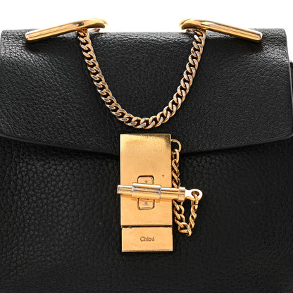 Chloe Grained Lambskin Mini Drew Shoulder Bag Black 7 of 12
