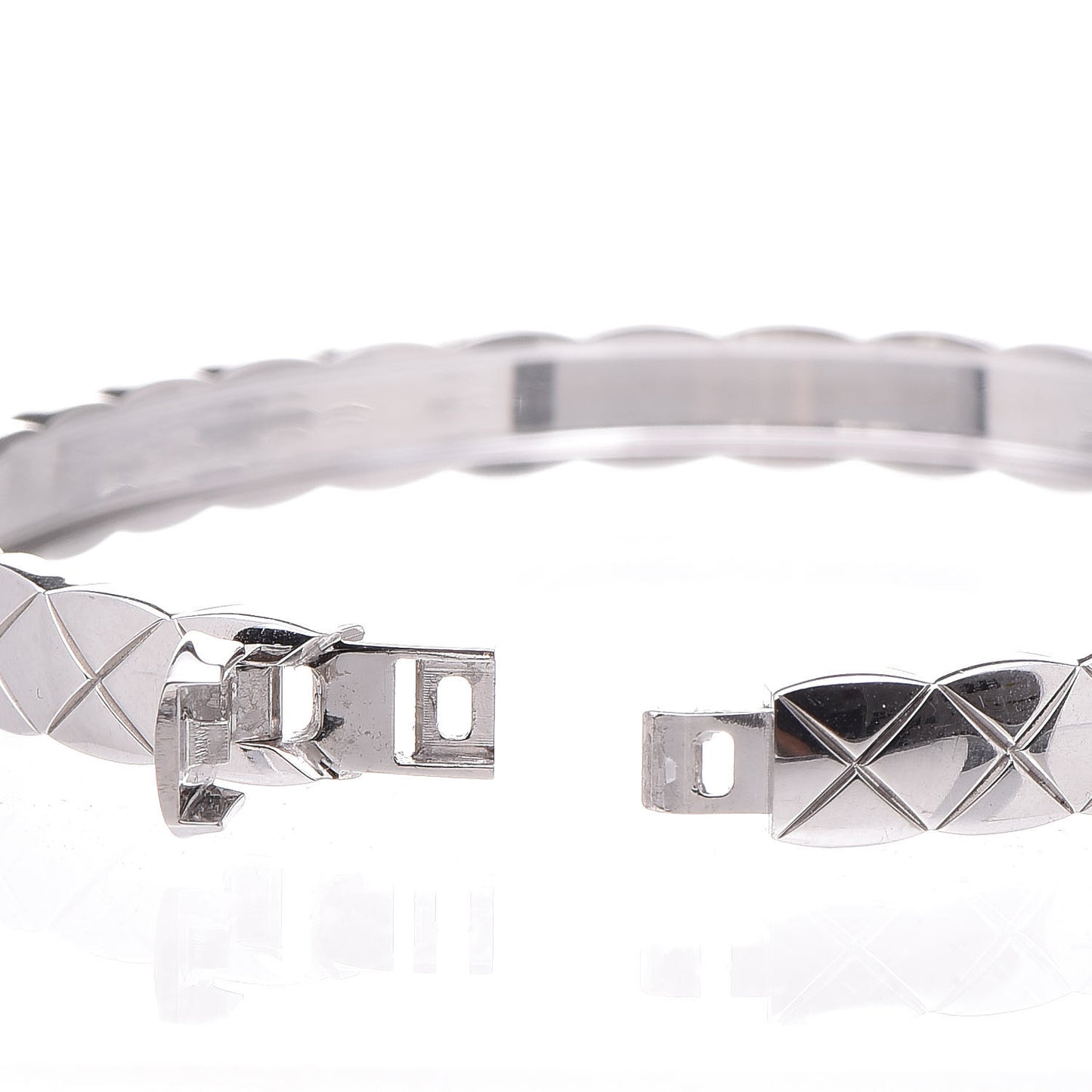 18K White Gold Diamond Coco Crush Bracelet M