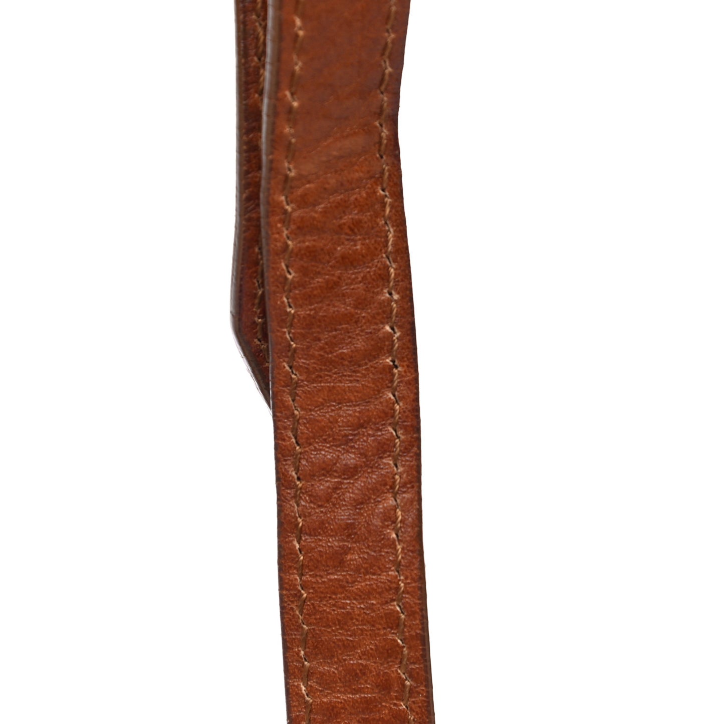Prorsum House Check Bridle Calfskin Shoulder Bag Dark Tan