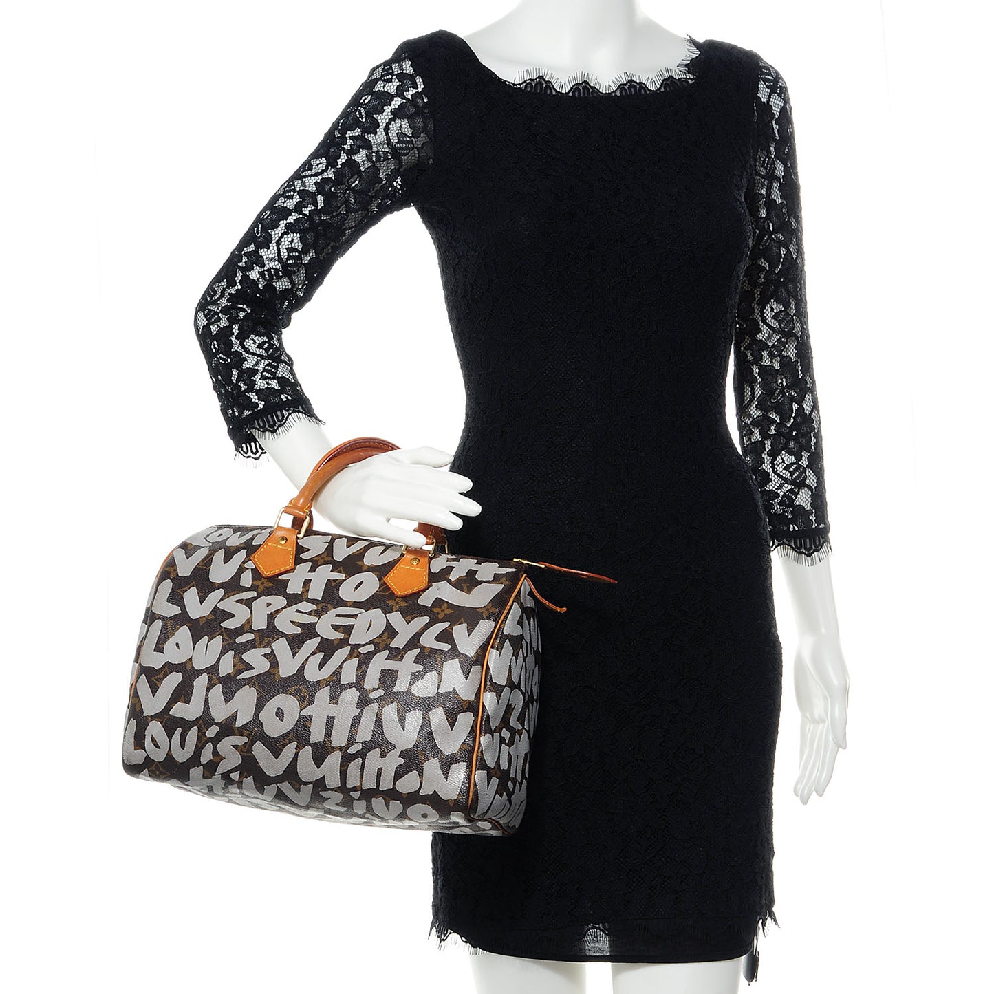 Monogram Graffiti Speedy 30 Silver
