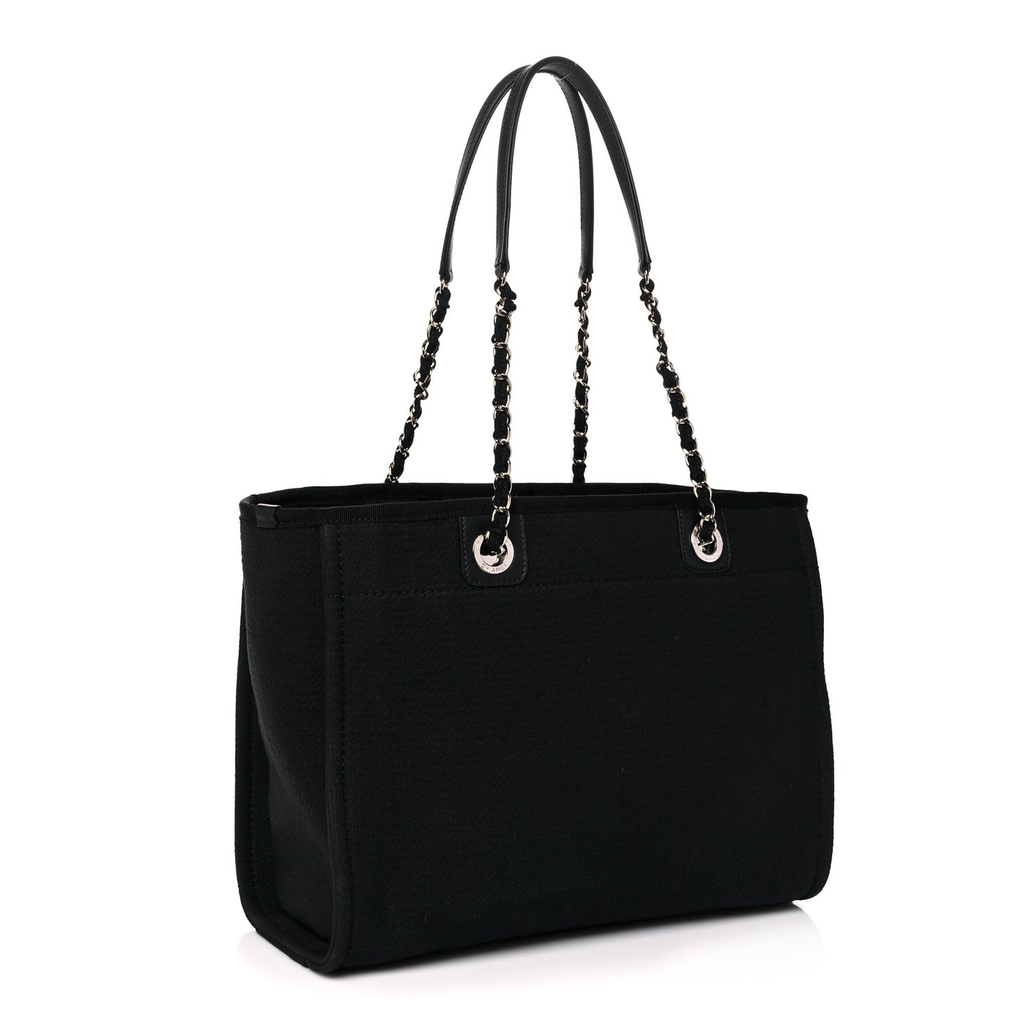 Mixed Fibers Small Deauville Tote Black