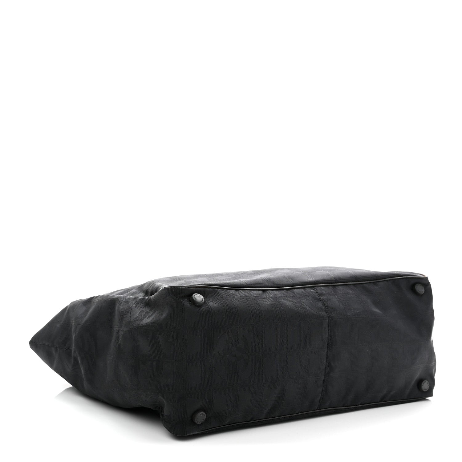 Chanel Nylon Medium Travel Tote Black 4 of 10