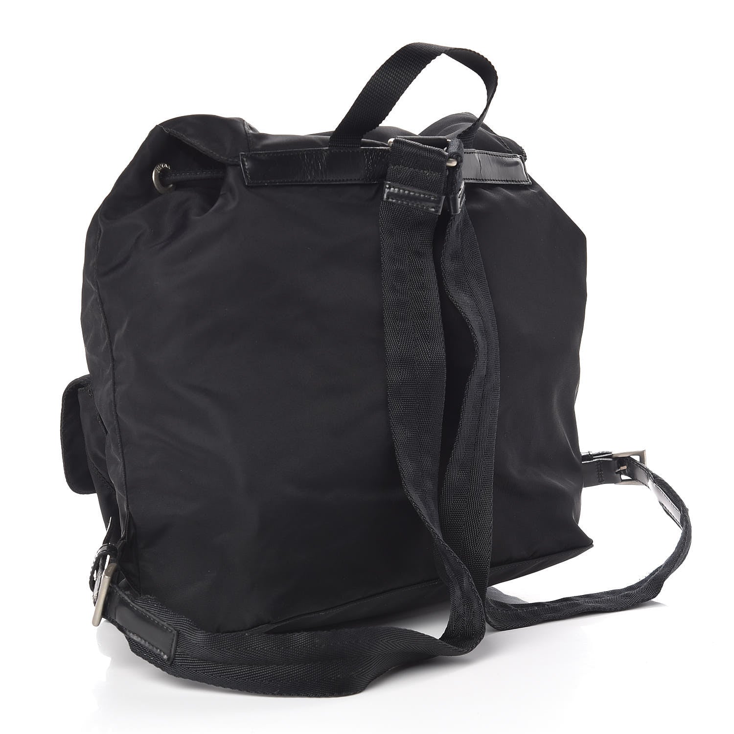 Prada Nylon Vela Medium Backpack Black 3 of 16