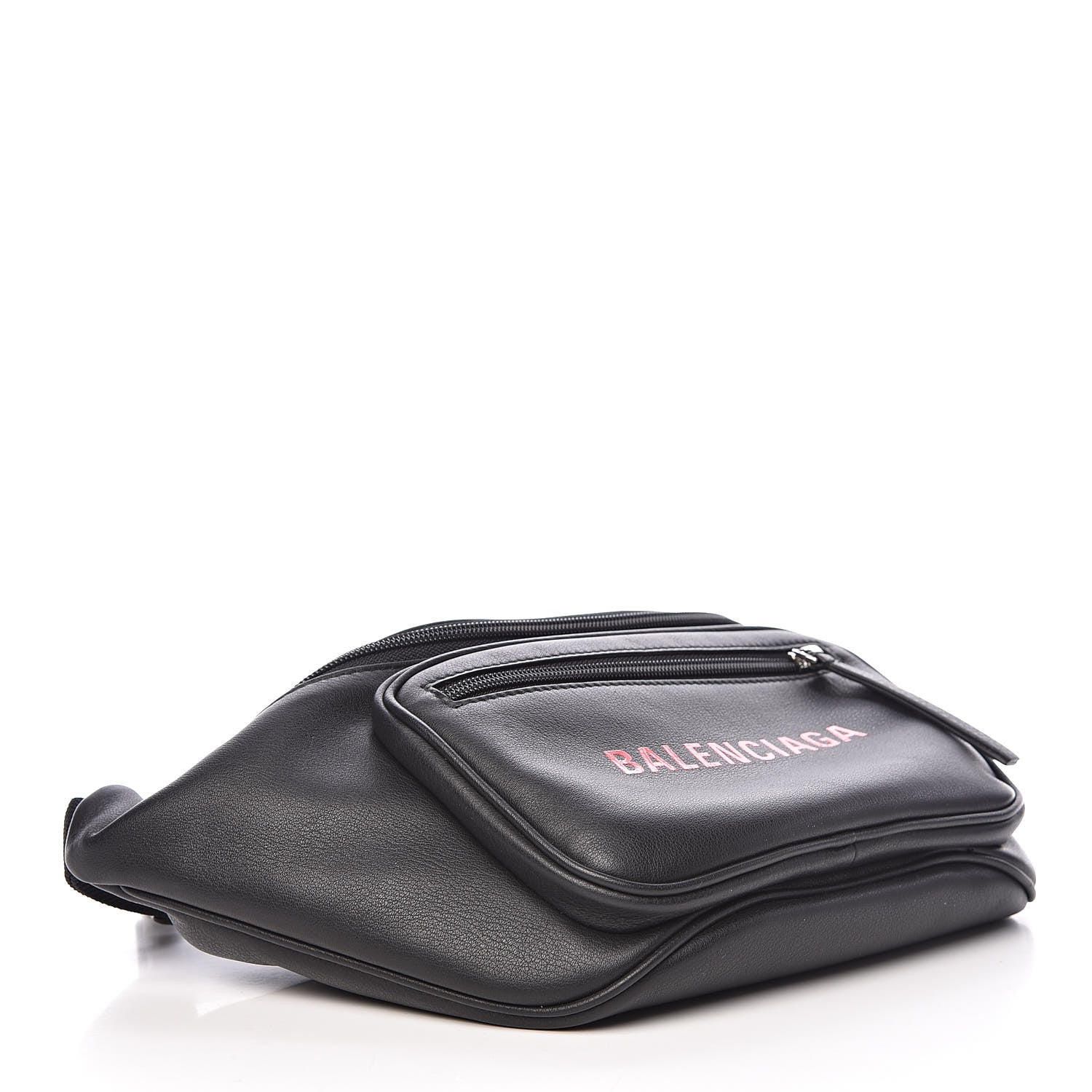 Balenciaga Calfskin Everyday Logo Belt Bag Black 5 of 10