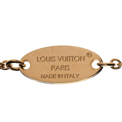 Louis Vuitton Metal Enamel LV Iconic Bracelet Gold Light Pink 6 of 6
