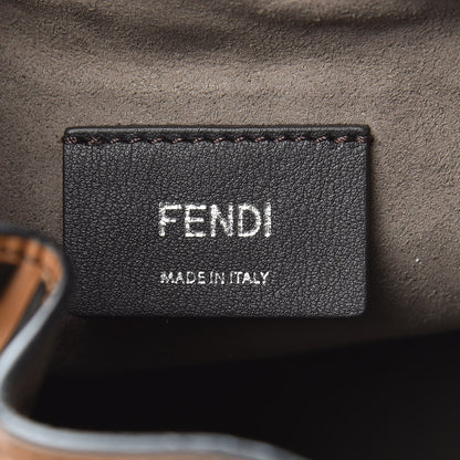 Fendi Vitello Liberty F is Fendi FF Embossed Mini Mon Tresor Bucket Bag Tobacco Black 6 of 9