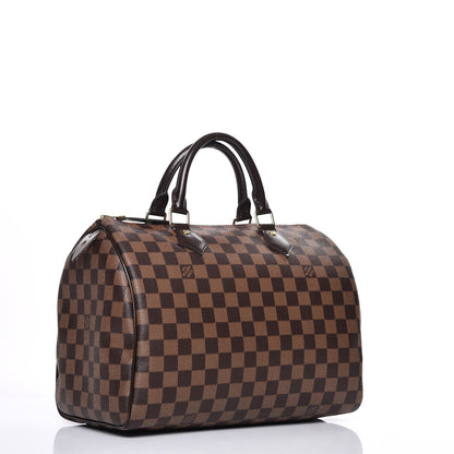 Louis Vuitton Damier Ebene Speedy 30 3 of 9
